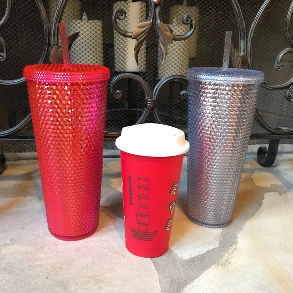 Starbucks Studded 2019 Pink and Platinum Tumblers - Picture 6 of 6